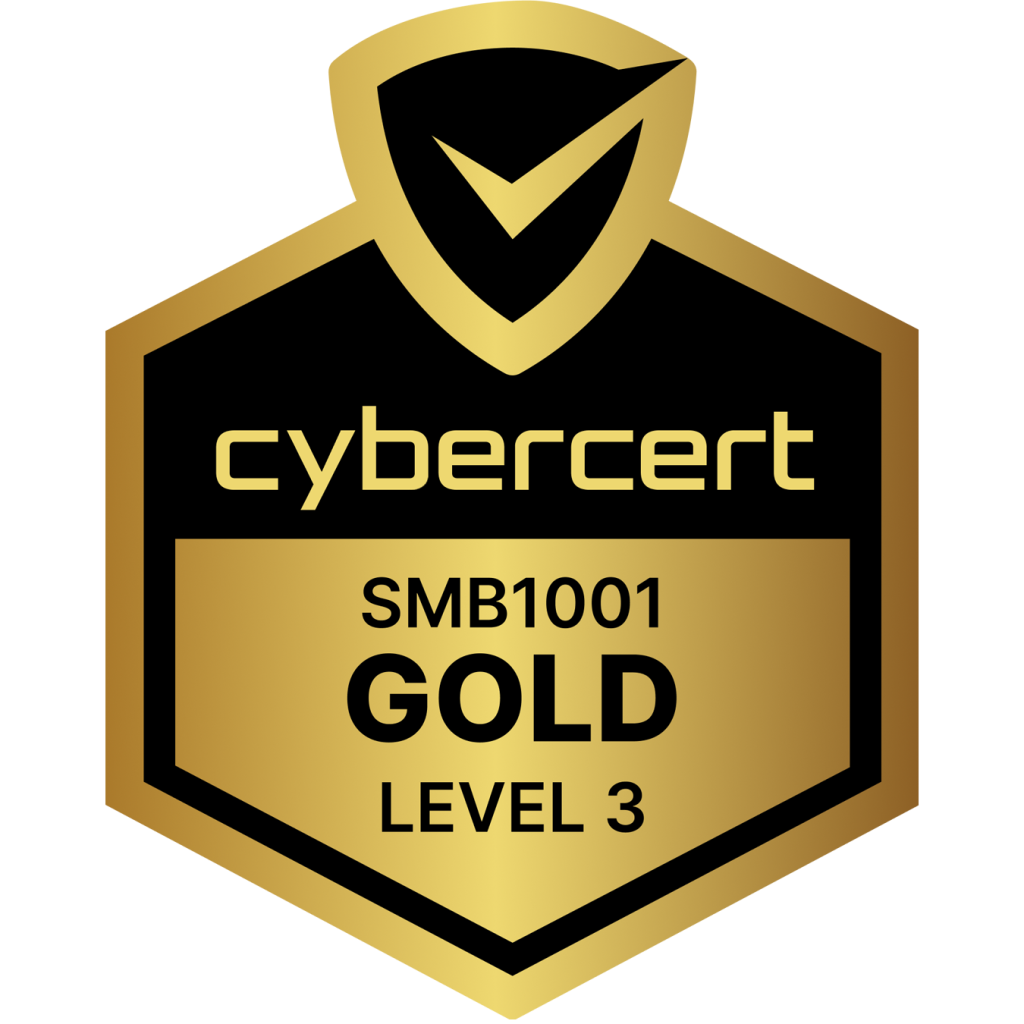 SMB1001 Gold certified